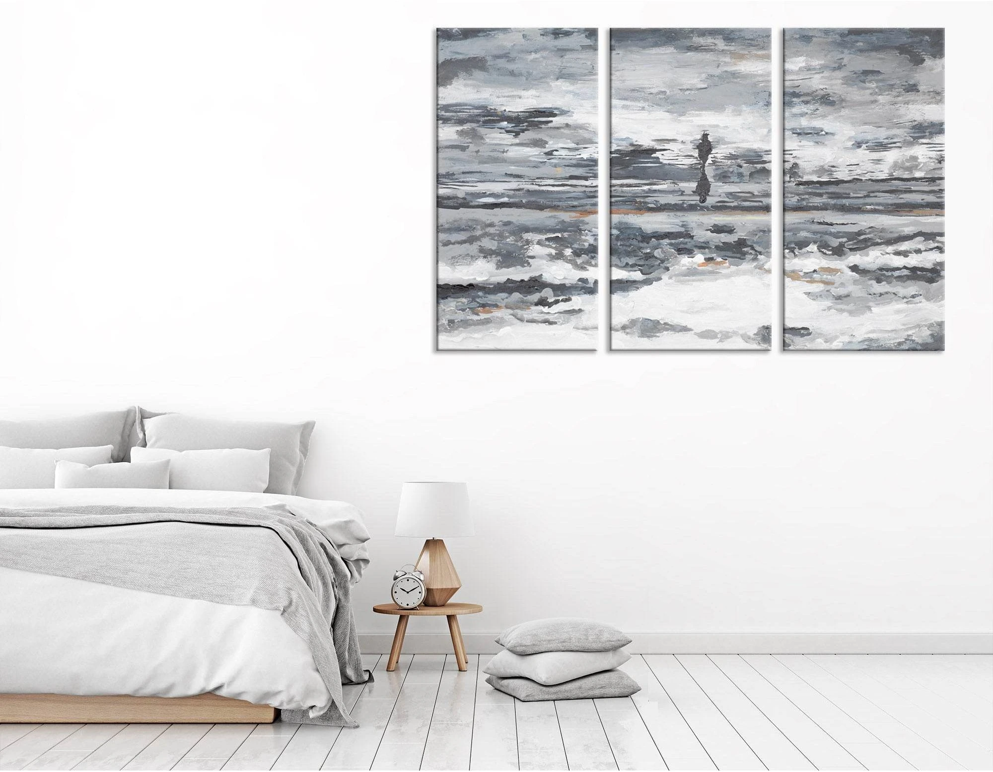 Wanderer Away Abstract №04326 Ready to Hang Canvas Print - Zellart Canvas Prints ALL_Products