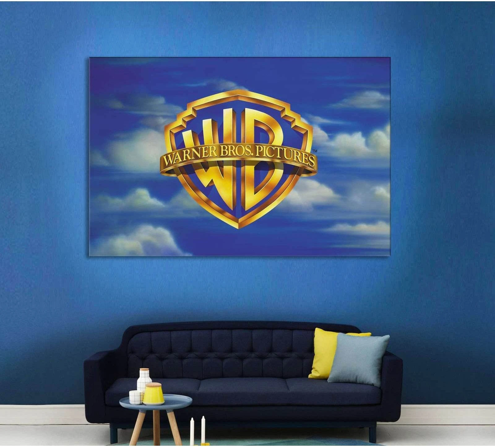 Warner Bros. Pictures №2007 Ready to Hang Canvas Print - Zellart Canvas Prints ALL_Products, autopostr_pinterest_65155, autopostr_pinterest_65157, autopostr_pinterest_65158, autopostr_pinterest_65160
