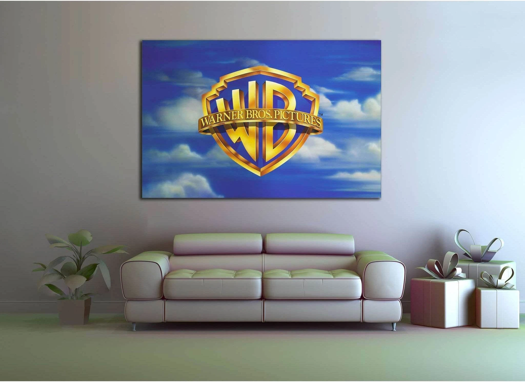 Warner Bros. Pictures №2007 Ready to Hang Canvas Print - Zellart Canvas Prints ALL_Products, autopostr_pinterest_65155, autopostr_pinterest_65157, autopostr_pinterest_65158, autopostr_pinterest_65160