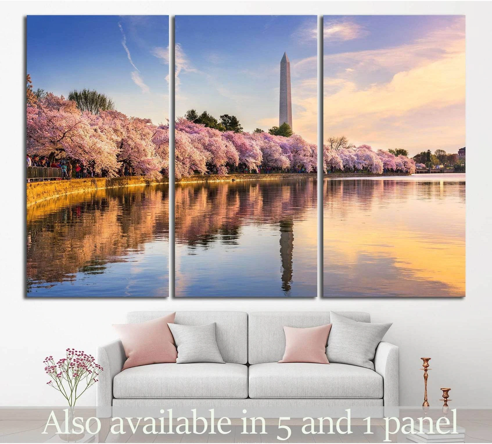 Washington DC, USA №1004 Ready to Hang Canvas Print - Zellart Canvas Prints ALL_Products, s-1004