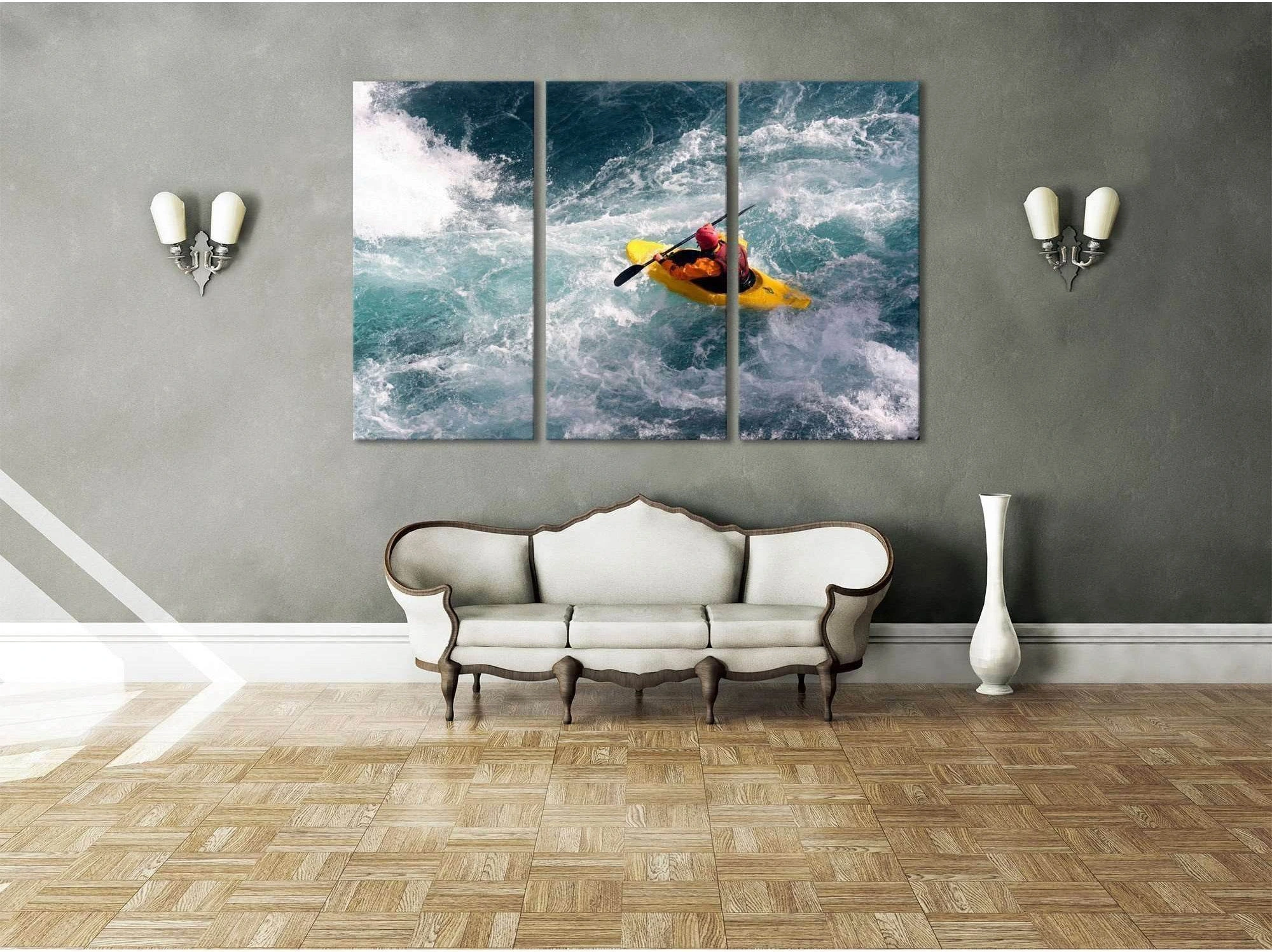 Water Sports №658 Ready to Hang Canvas Print - Zellart Canvas Prints ALL_Products, autopostr_pinterest_65155, autopostr_pinterest_65157, autopostr_pinterest_65158, autopostr_pinterest_65160
