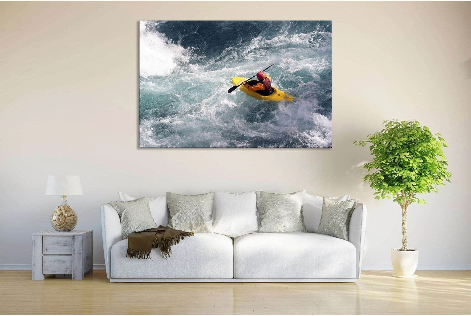 Water Sports №658 Ready to Hang Canvas Print - Zellart Canvas Prints ALL_Products, autopostr_pinterest_65155, autopostr_pinterest_65157, autopostr_pinterest_65158, autopostr_pinterest_65160