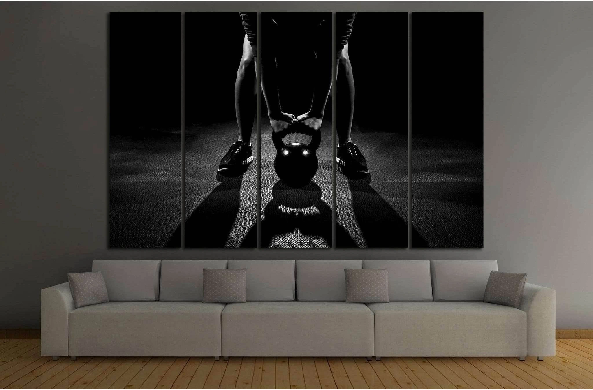 Weightlifting №204 Ready to Hang Canvas Print - Zellart Canvas Prints ALL_Products, wd-204