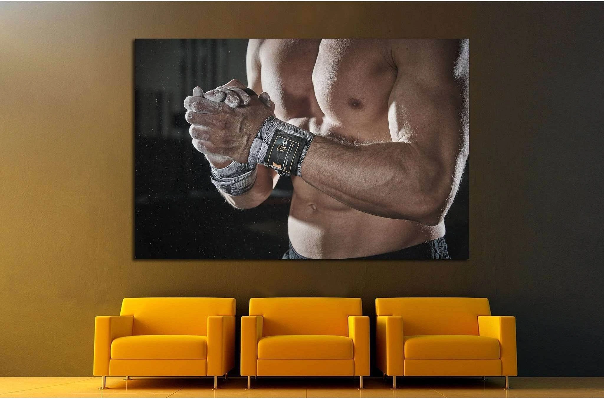 Weightlifting, Crossfit №1464 Ready to Hang Canvas Print - Zellart Canvas Prints ALL_Products, s-1464