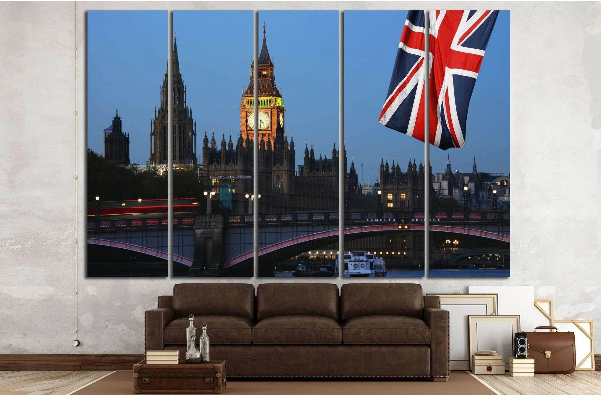 Westminster Palace, London №794 Ready to Hang Canvas Print - Zellart Canvas Prints ALL_Products, s-794
