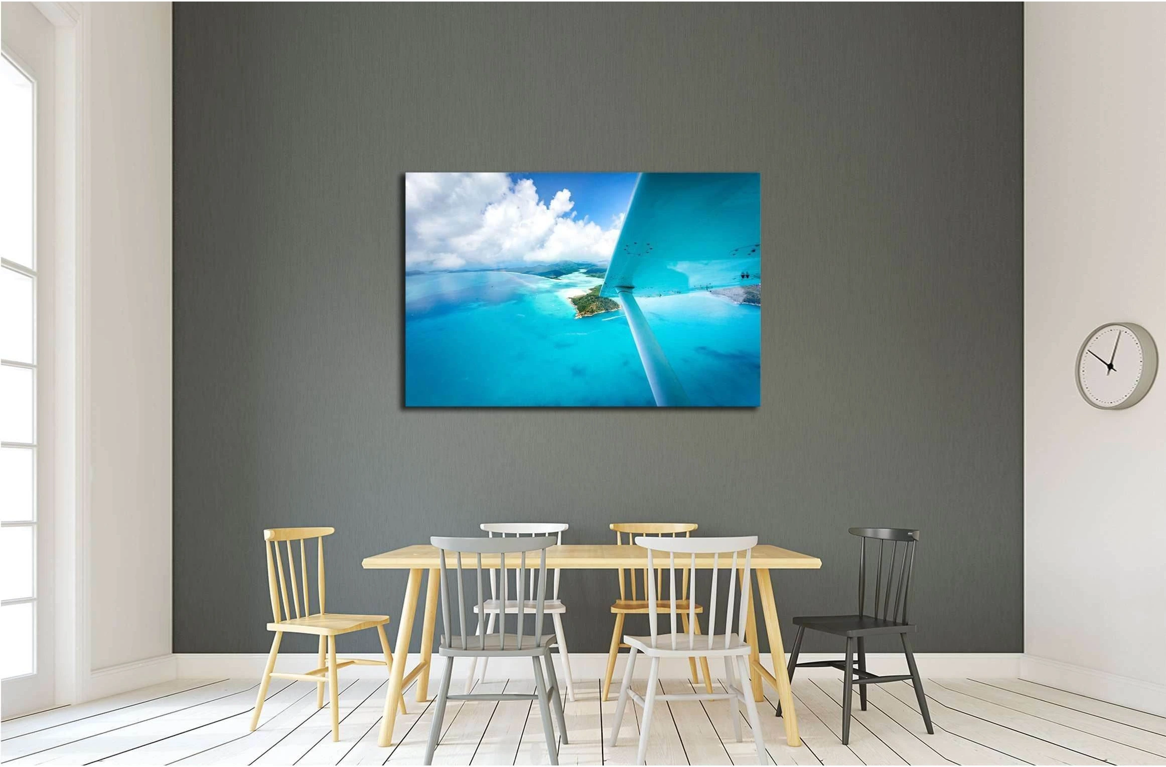 Whitehaven beach, Queensland, Australia №3197 Ready to Hang Canvas Print - Zellart Canvas Prints ALL_Products, s-3197
