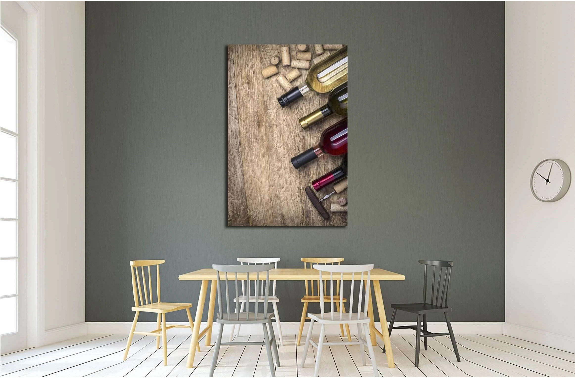 Wine №3419 Ready to Hang Canvas Print - Zellart Canvas Prints ALL_Products, s-3419