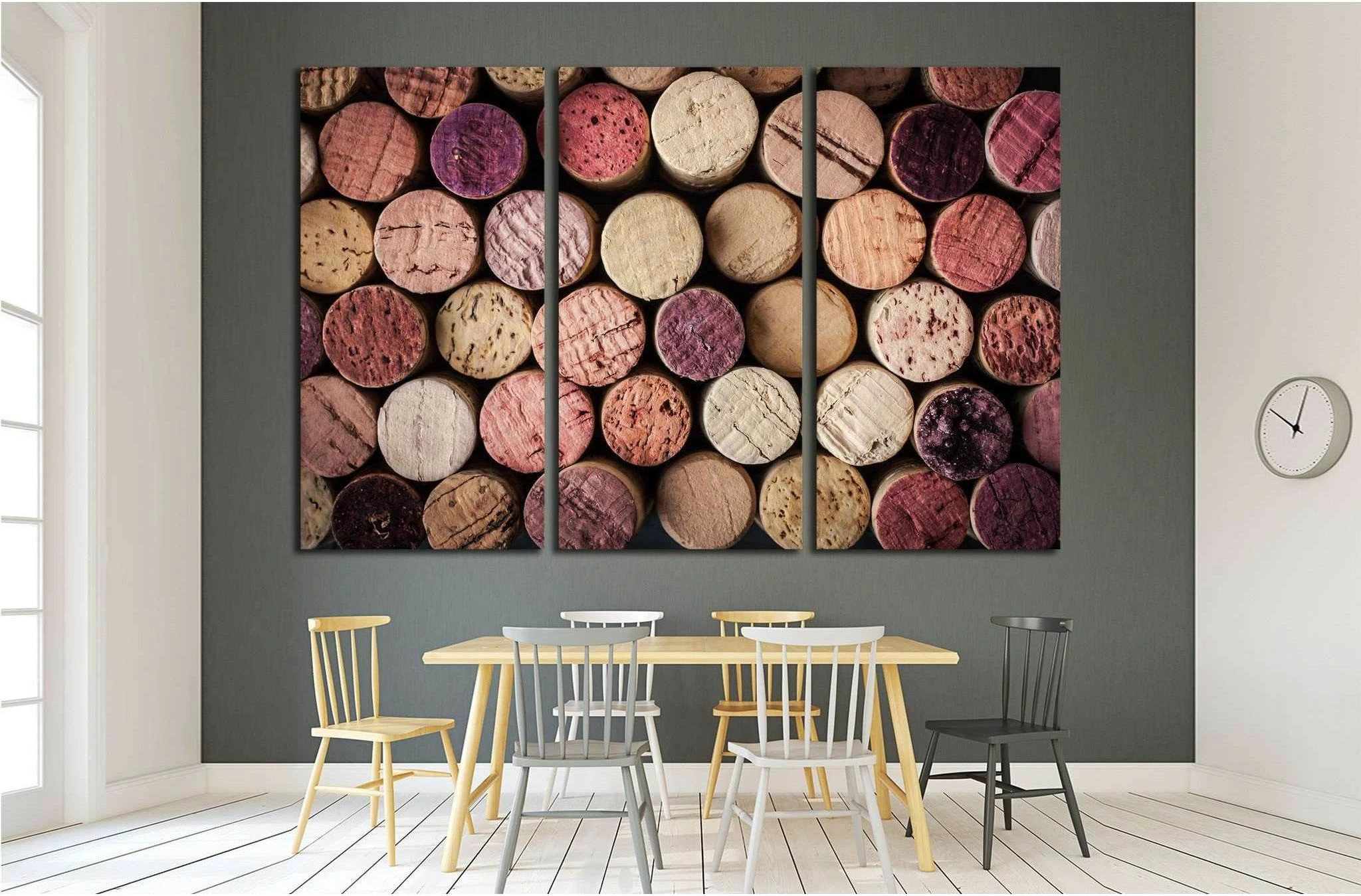 Wine corks background horizontal №1918 Ready to Hang Canvas Print - Zellart Canvas Prints ALL_Products, s-1918
