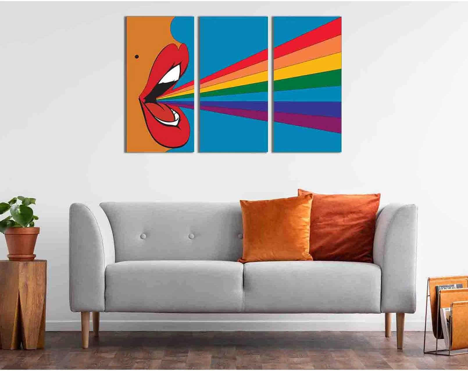 Women mouth №2128 Ready to Hang Canvas Print - Zellart Canvas Prints 2128, ALL_Products