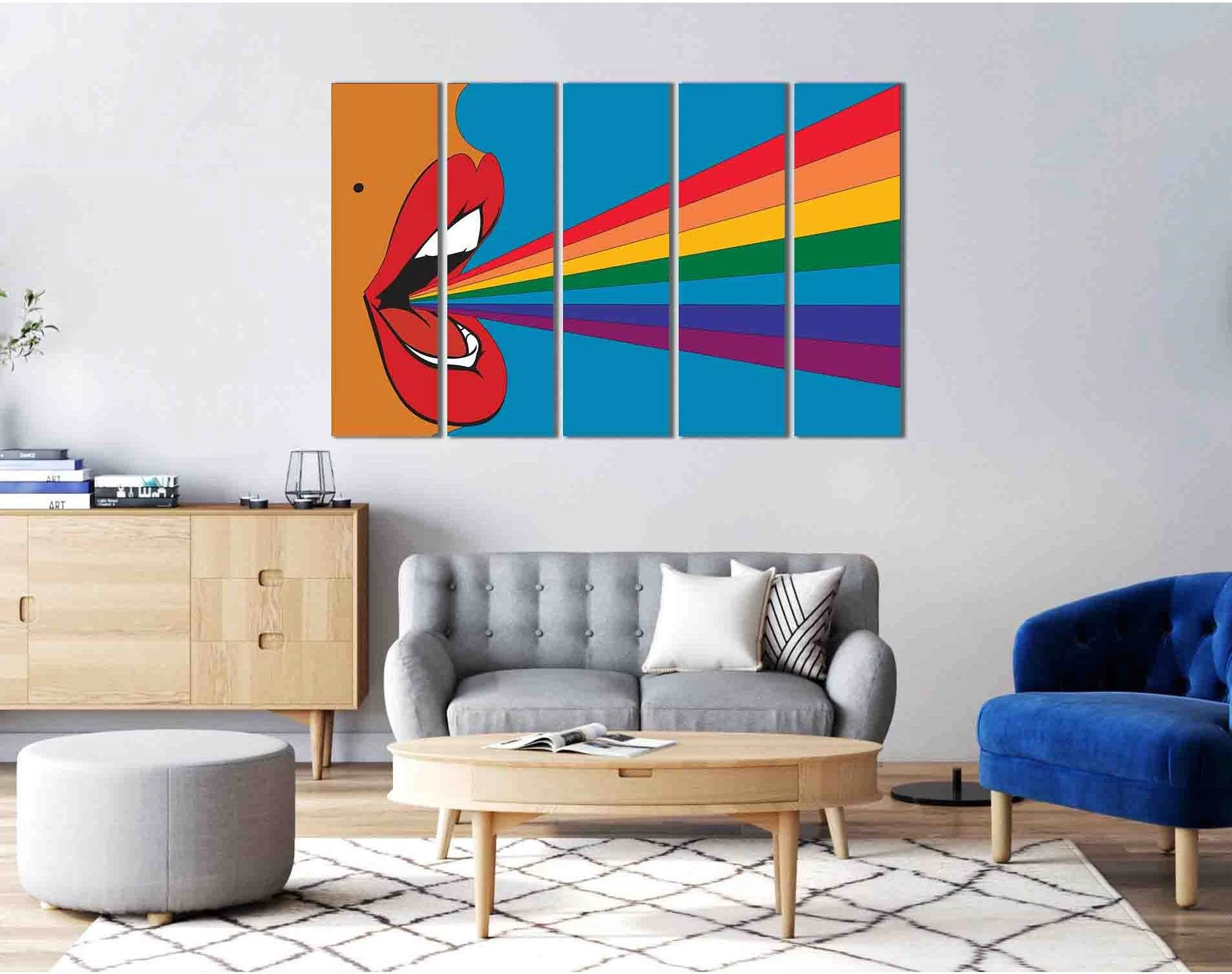 Women mouth №2128 Ready to Hang Canvas Print - Zellart Canvas Prints 2128, ALL_Products