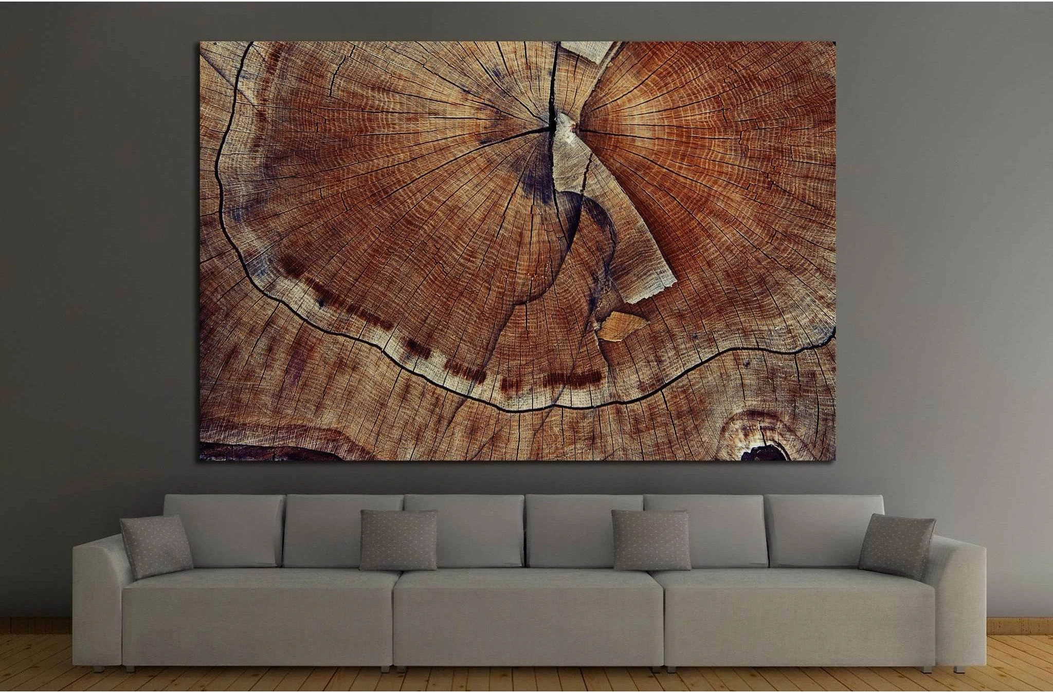 Wood cut texture №648 Ready to Hang Canvas Print - Zellart Canvas Prints ALL_Products, s-648