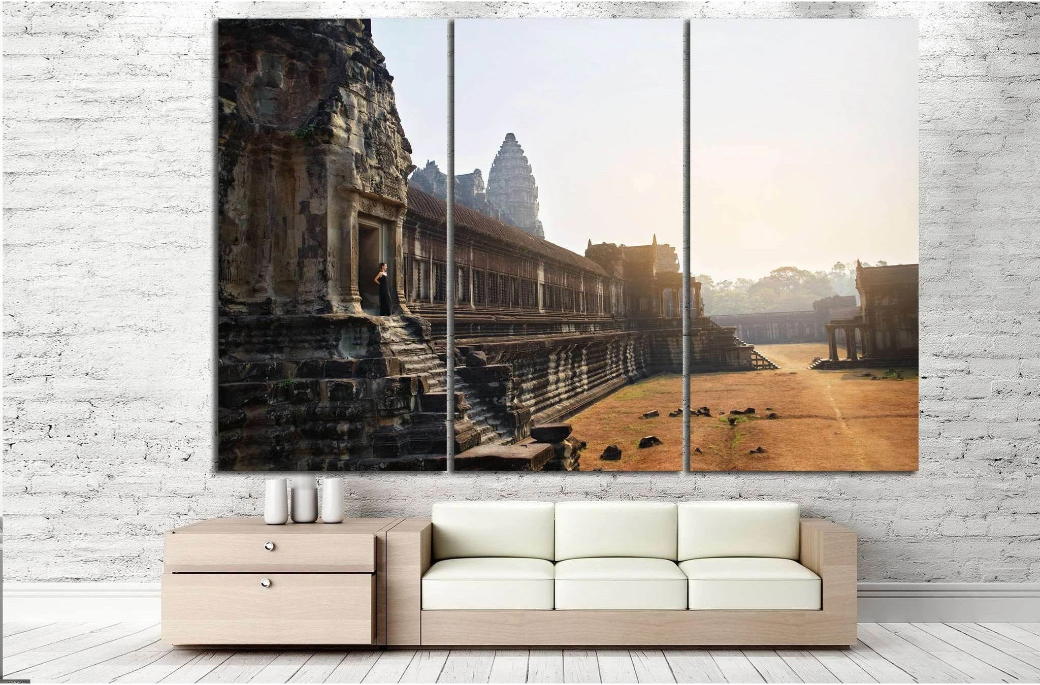 World Largest Religious Monument, Asia №860 Ready to Hang Canvas Print - Zellart Canvas Prints ALL_Products, s-860