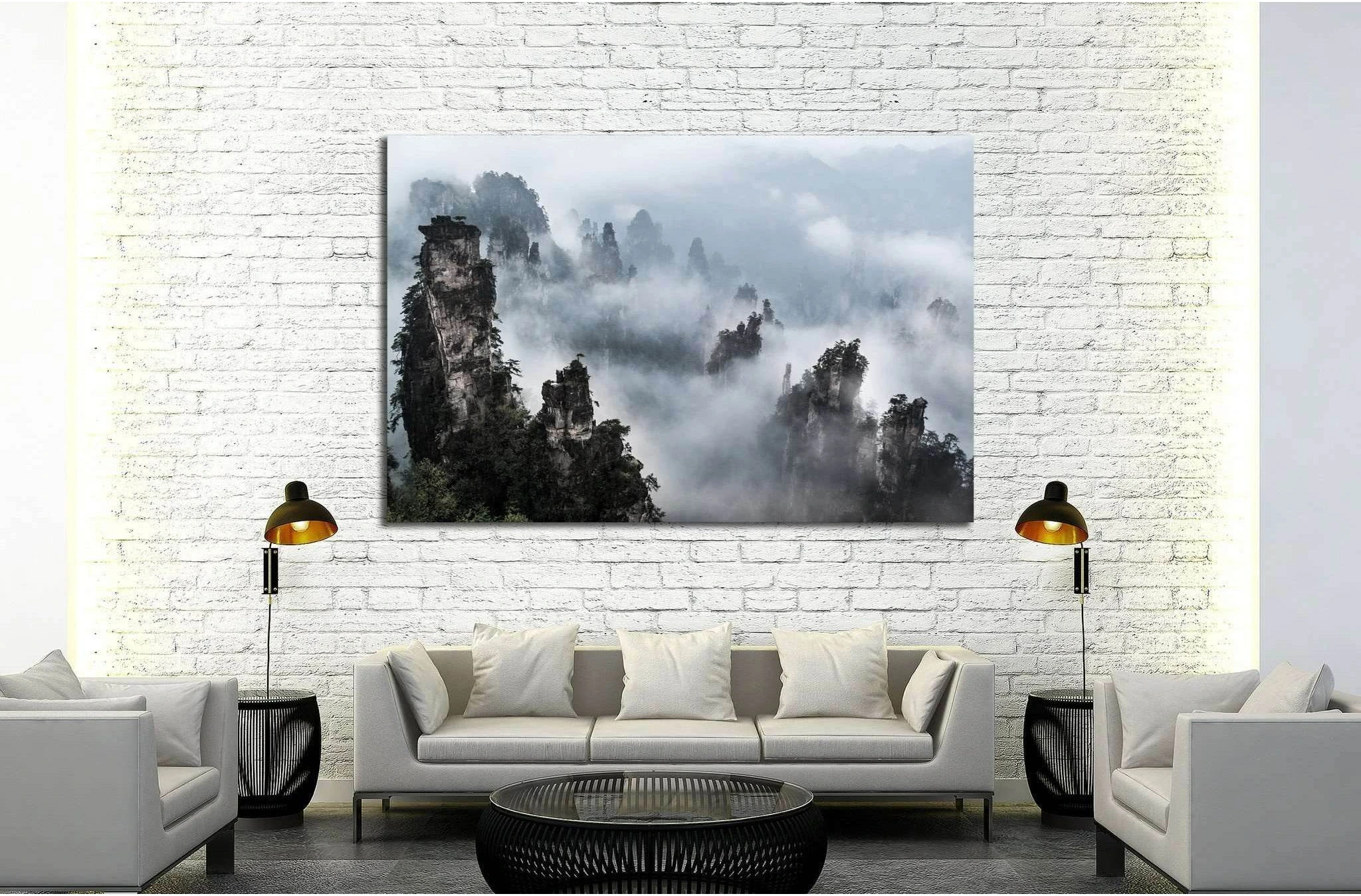 Wulingyuan national forest park in Hunan province, China №1993 Ready to Hang Canvas Print - Zellart Canvas Prints ALL_Products, s-1993