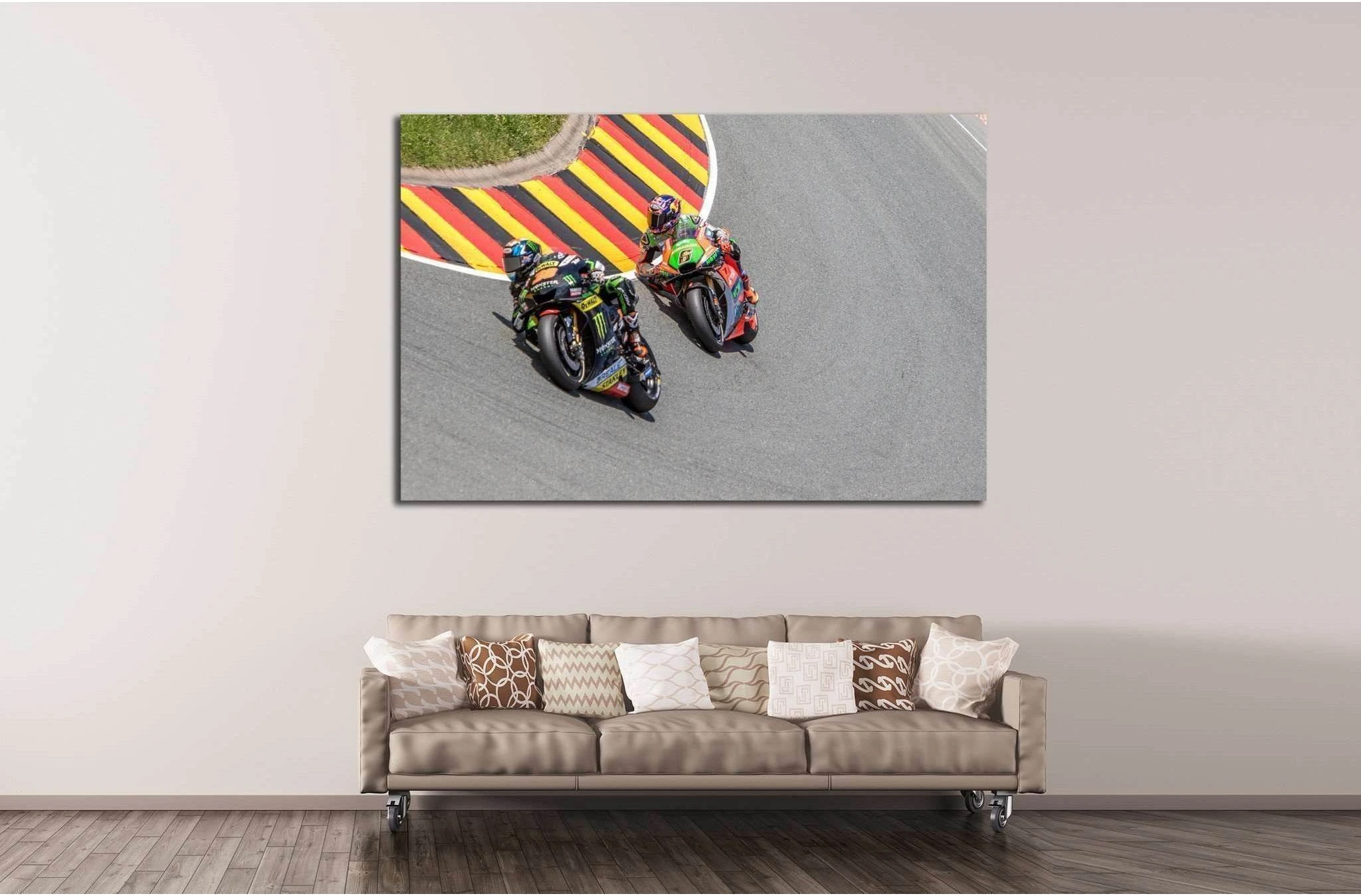 Yamaha & Aprilia №159 Ready to Hang Canvas Print - Zellart Canvas Prints ALL_Products, wd-159